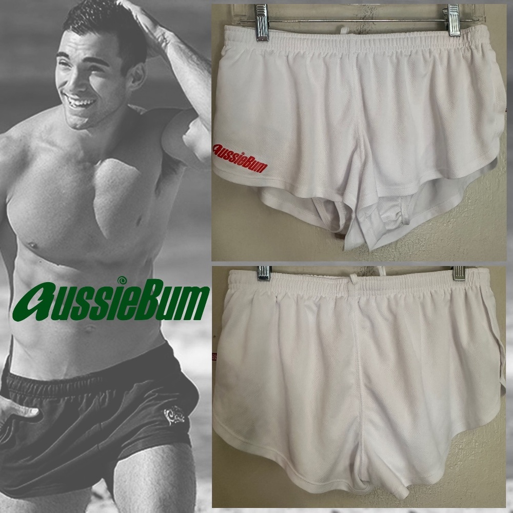 Aussiebum Running / Swim Shorts Large Gently worn 100% polyester Fully lined